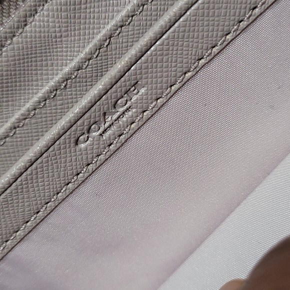 Coach Long Zip Around Wallet In Signature Canvas - Picture 15 of 16